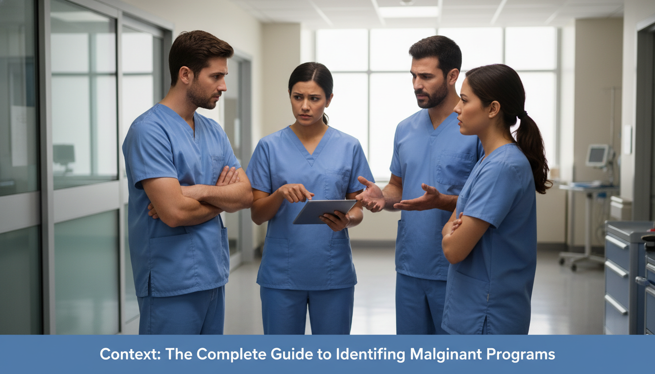 The Complete Guide to Identifying Malignant Residency Programs