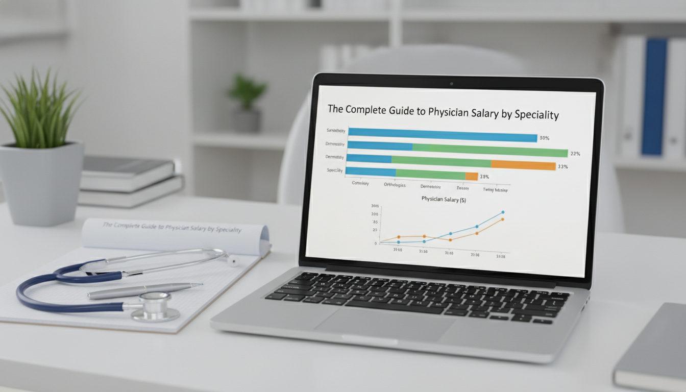 Chart comparing physician salaries across multiple specialties Chart comparing physician salaries across multiple specialties - physician salary for The Complete Guide to Physician Salary