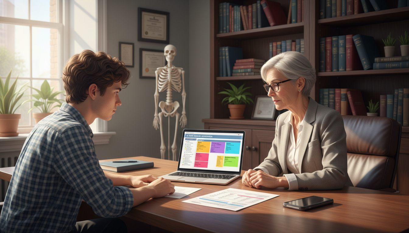 Academic advising meeting for premed course planning Academic advising meeting for premed course planning - premed advice for The Complete Guide to Pre-Med Preparation