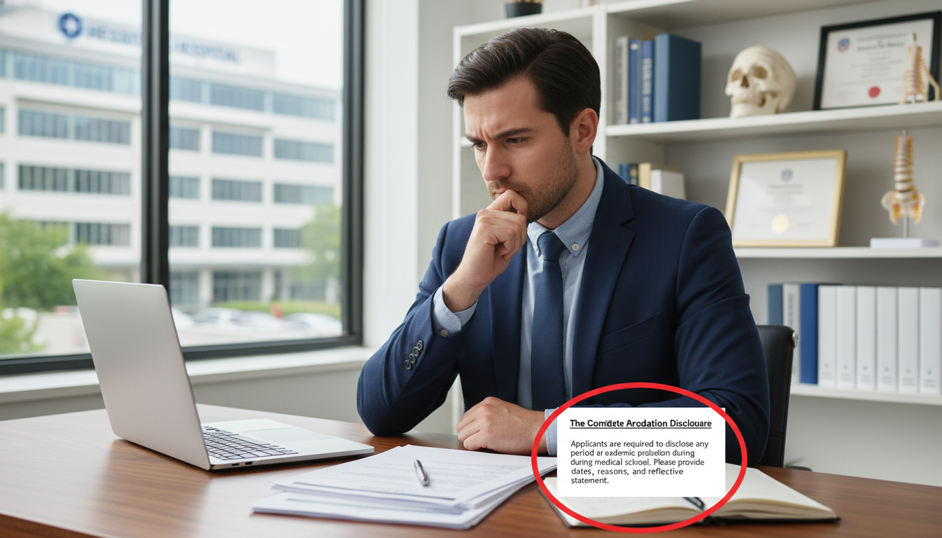 The Complete Guide to Disclosing Academic Probation in Medical School