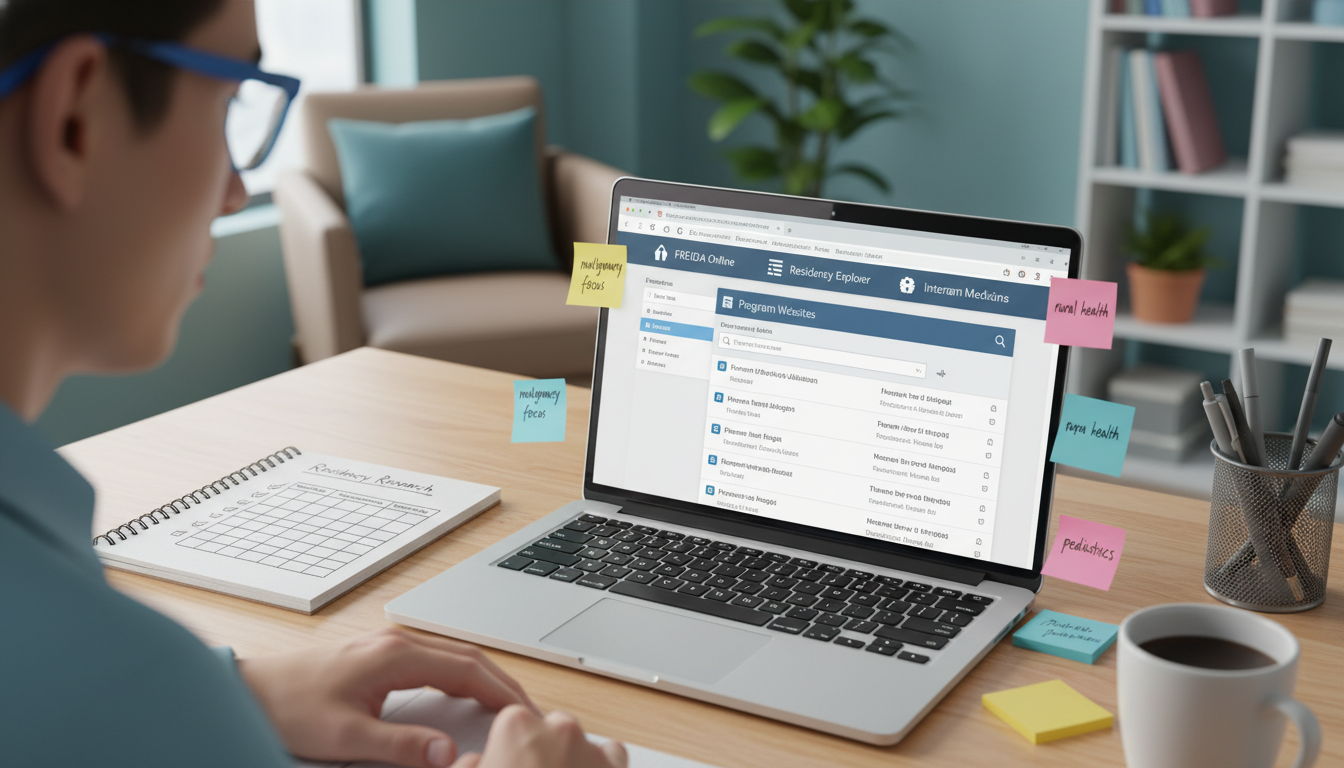 Medical student using online tools to research residency programs Medical student using online tools to research residency programs - how to research residency programs for The Complete Guide