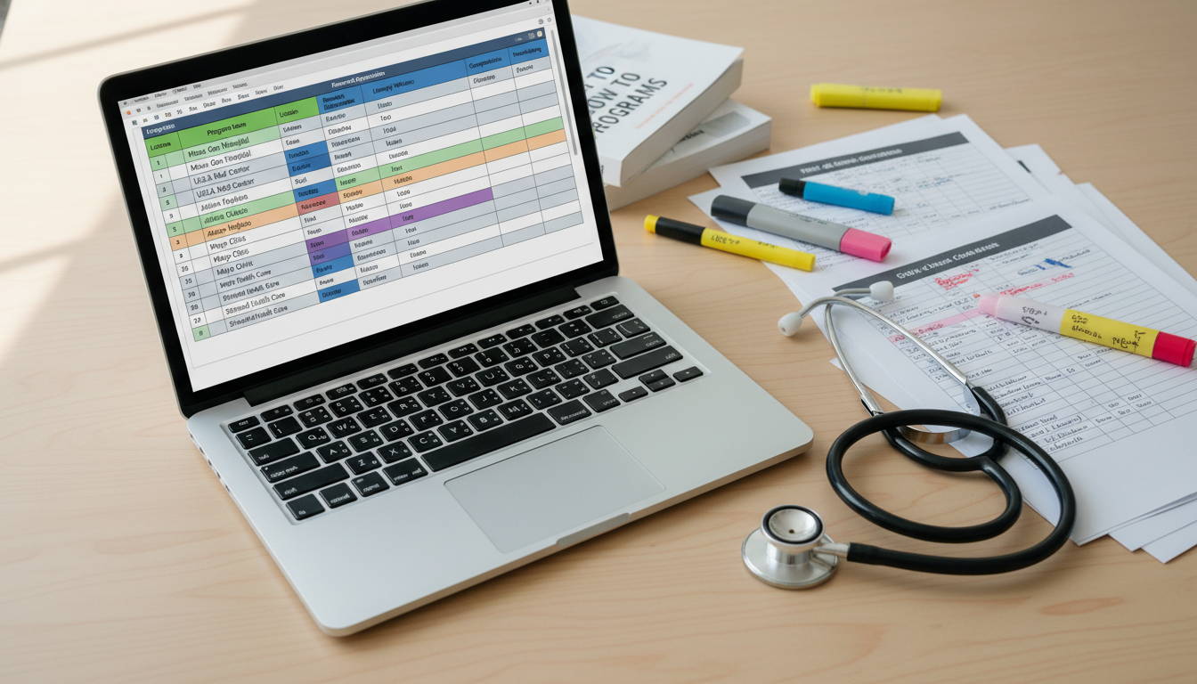 Residency applicant organizing program research and decision matrix Residency applicant organizing program research and decision matrix - how to research residency programs for The Complete Gui