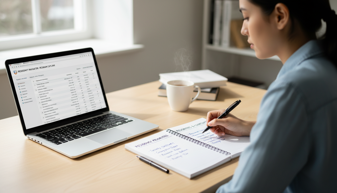 Medical student defining residency priorities and constraints - how to choose residency programs for The Complete Guide to Pr