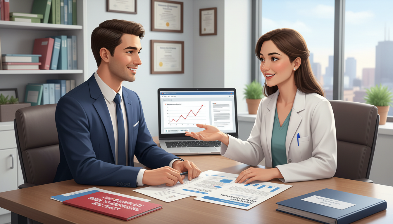 Medical student meeting with mentor to discuss red flags and improvement plan Medical student meeting with mentor to discuss red flags and improvement plan - red flags residency application for The Compl