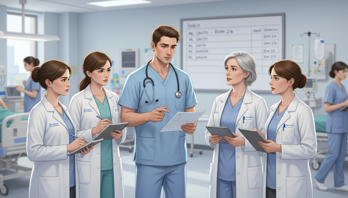 Resident physician managing a busy inpatient service Resident physician managing a busy inpatient service - residency work hours for The Complete Guide to Managing Residency Work