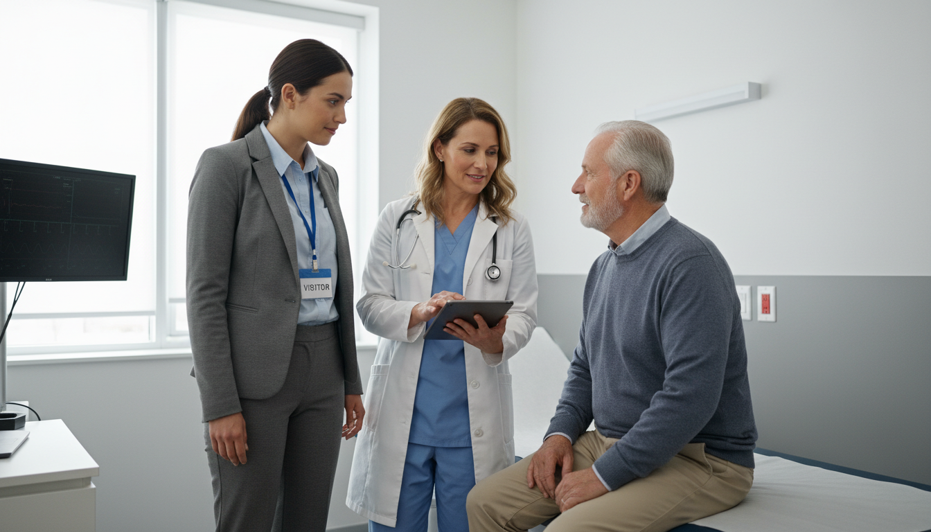 Premed shadowing a physician in an outpatient clinic -  for From Acceptance to M1 Start: Using the Interim for Smart Clinical