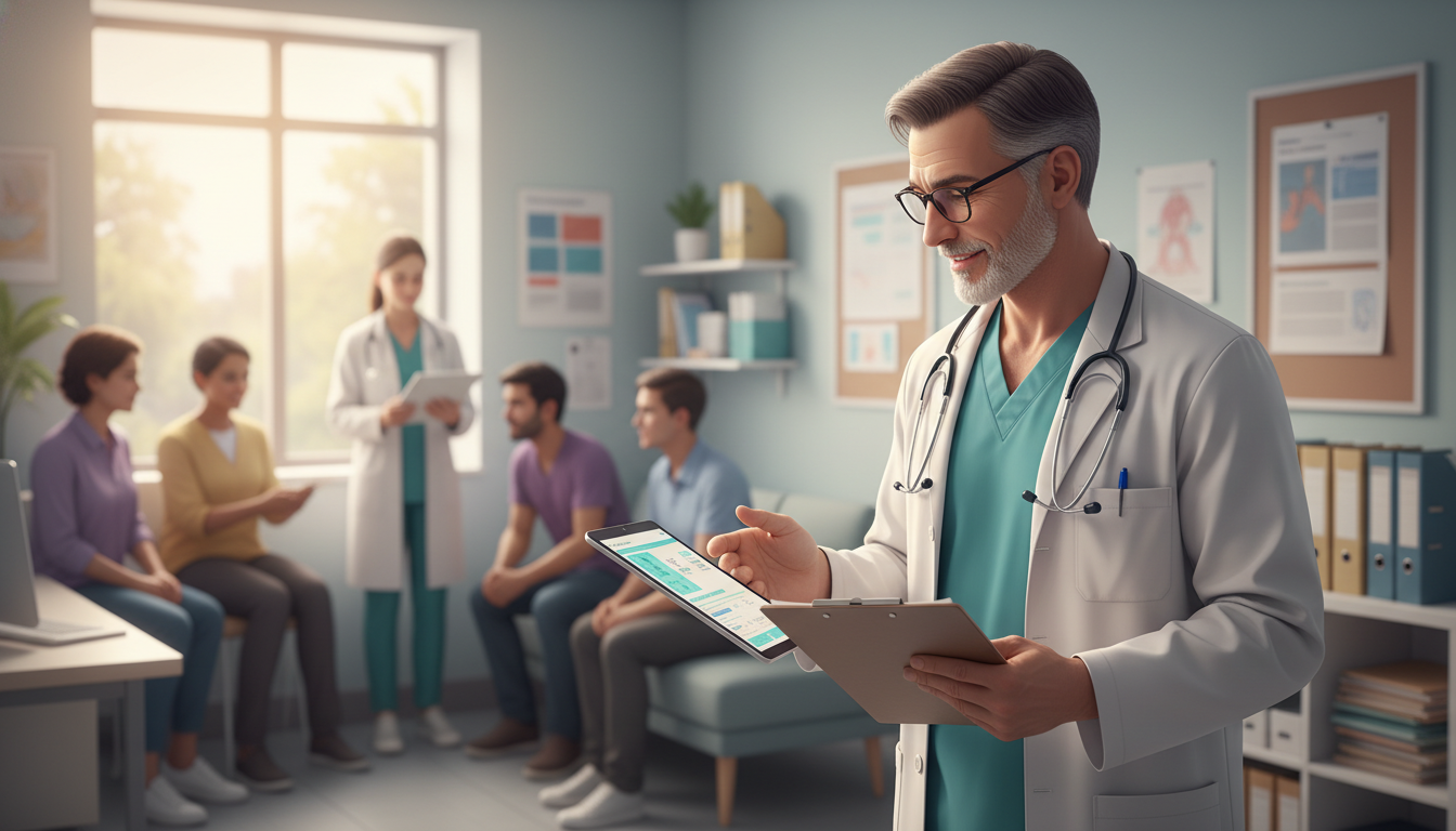 Premed student receiving mentoring in a community clinic -  for Hospital vs Community Clinic Volunteering: A Data-Driven Comp