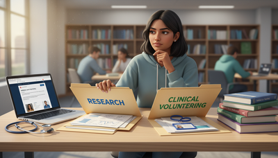 How Do I Choose Between Research and Clinical Volunteering This Semester?