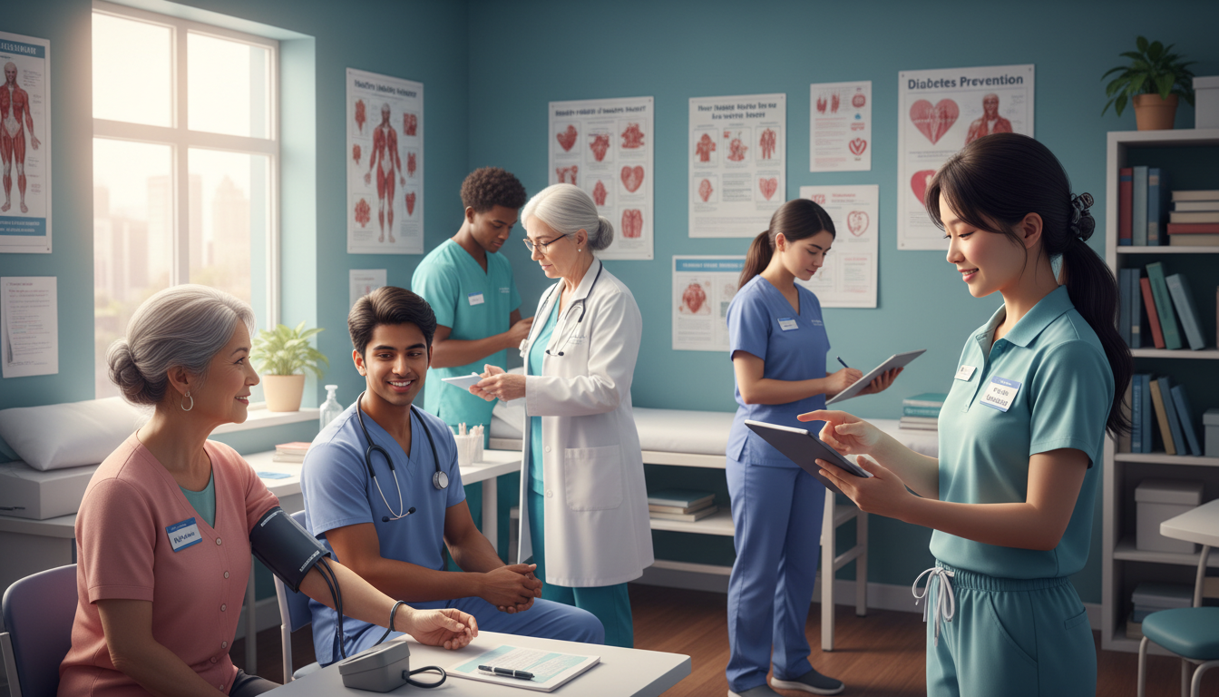 International student volunteering with patients at a free clinic -  for International Student in the US: Finding Acceptable