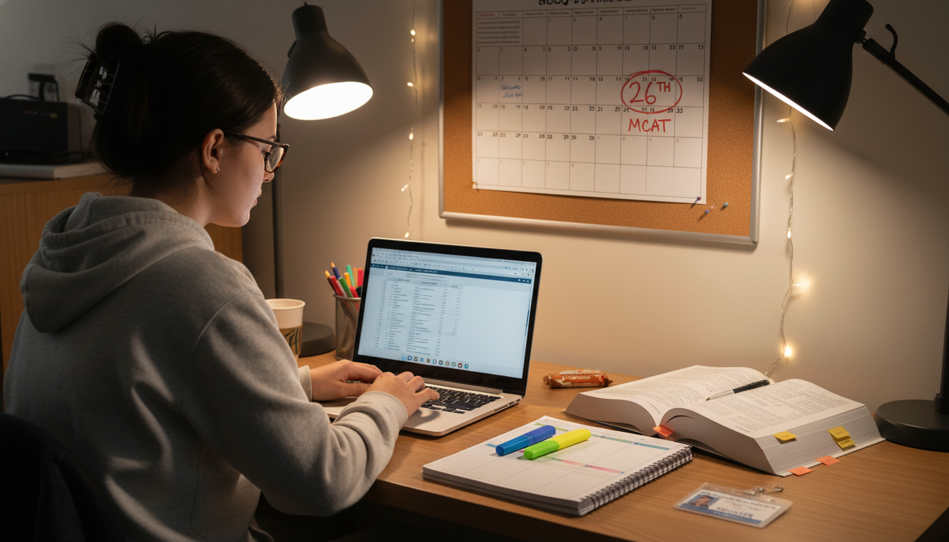 Premed student planning MCAT, classes, and [clinical volunteering](https://residencyadvisor.com/resources/clinical-volunteeri