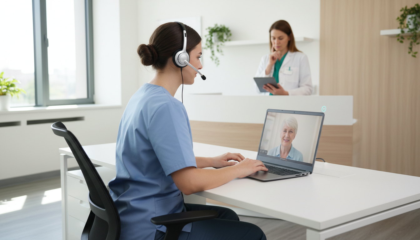 Premed student assisting with telehealth clinical intake -  for No Hospital Access? Creative Clinical Volunteering Options Th