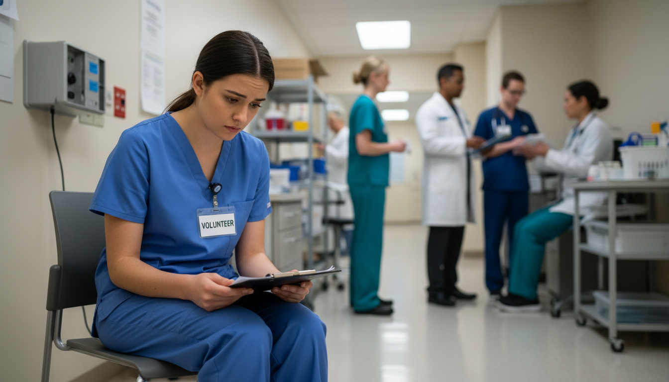 Premed student worried about lack of patient contact -  for No Patient Contact Yet: Does My Clinical Volunteering Even Count?