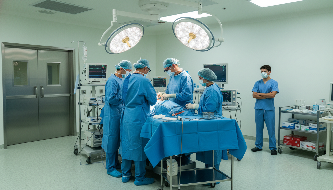 View of Operating Room from Back of Room -  for Operating Room Support Volunteering: What You’ll Actually See and Do