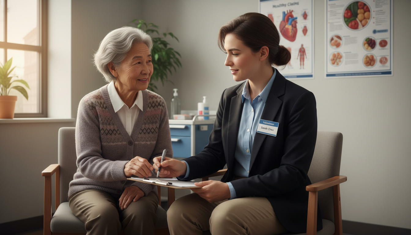 Premed reapplicant assisting elderly patient in a clinic as part of upgraded clinical volunteering Premed reapplicant assisting elderly patient in a clinic as part of upgraded clinical volunteering - for Reapplicant Strateg