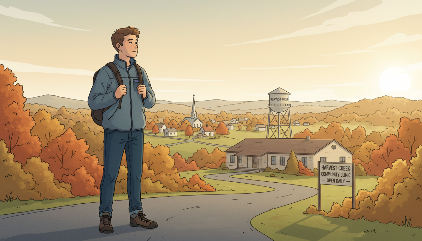 Premed student in rural setting exploring creative clinical experiences -  for Rural College with Few Hospitals: Creative Cli