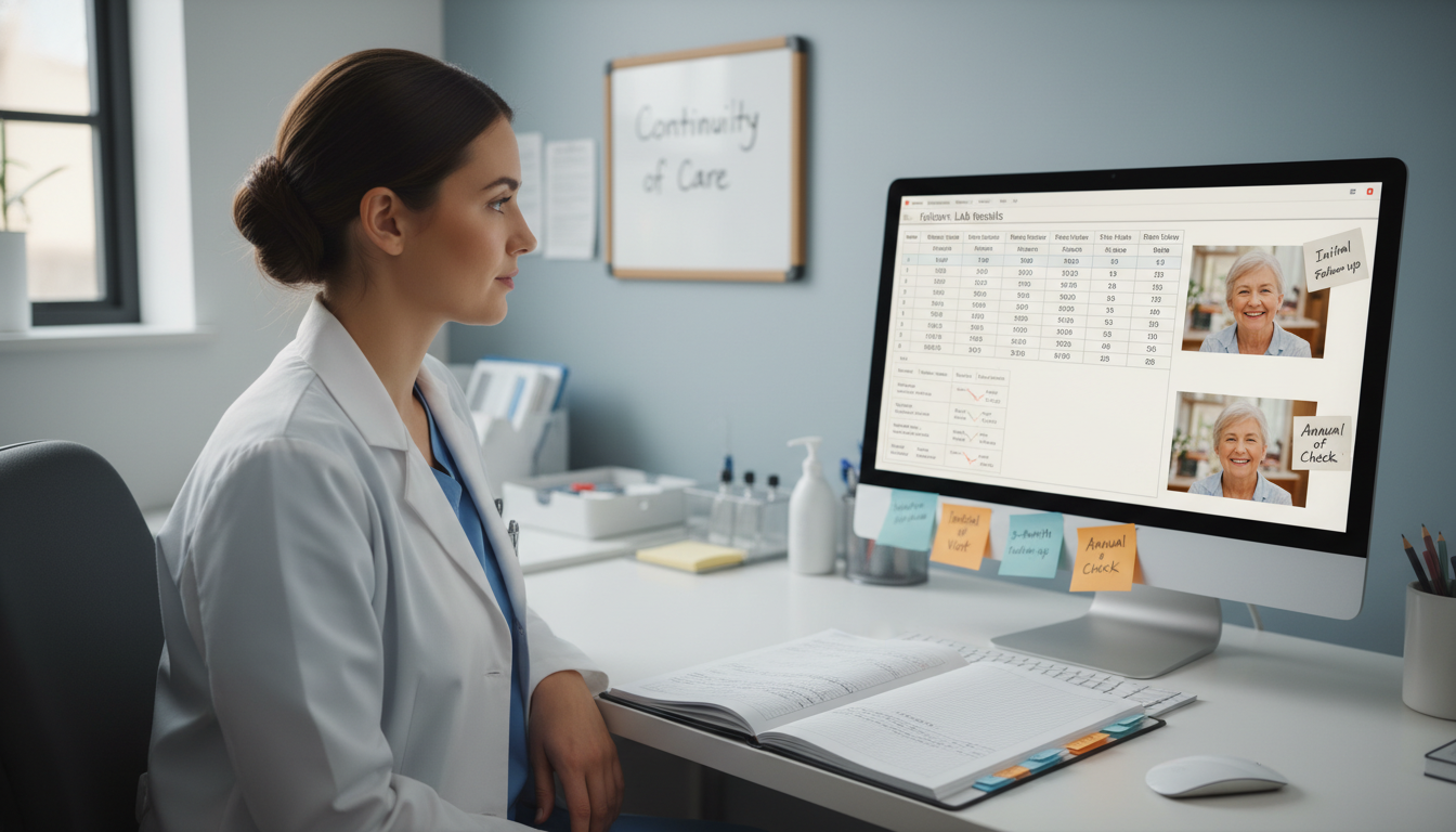 Medical student following up with a patient over time -  for Student-Run Free Clinics: How to Leverage Leadership and Longitu