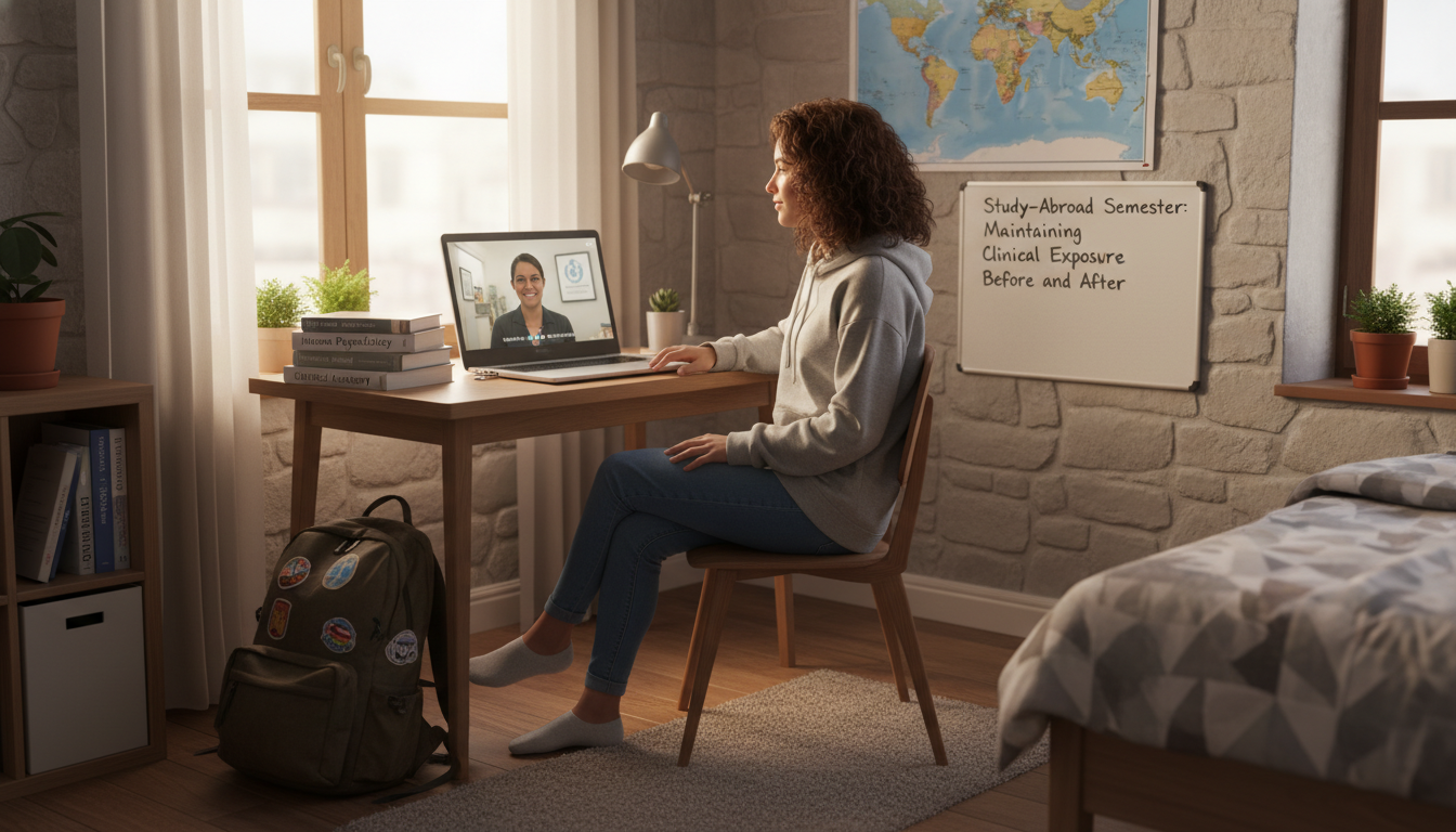 Study-Abroad Semester: Maintaining Clinical Exposure Before and After