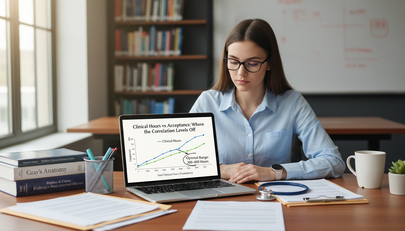 Clinical Hours vs Acceptance: Where the Correlation Levels Off