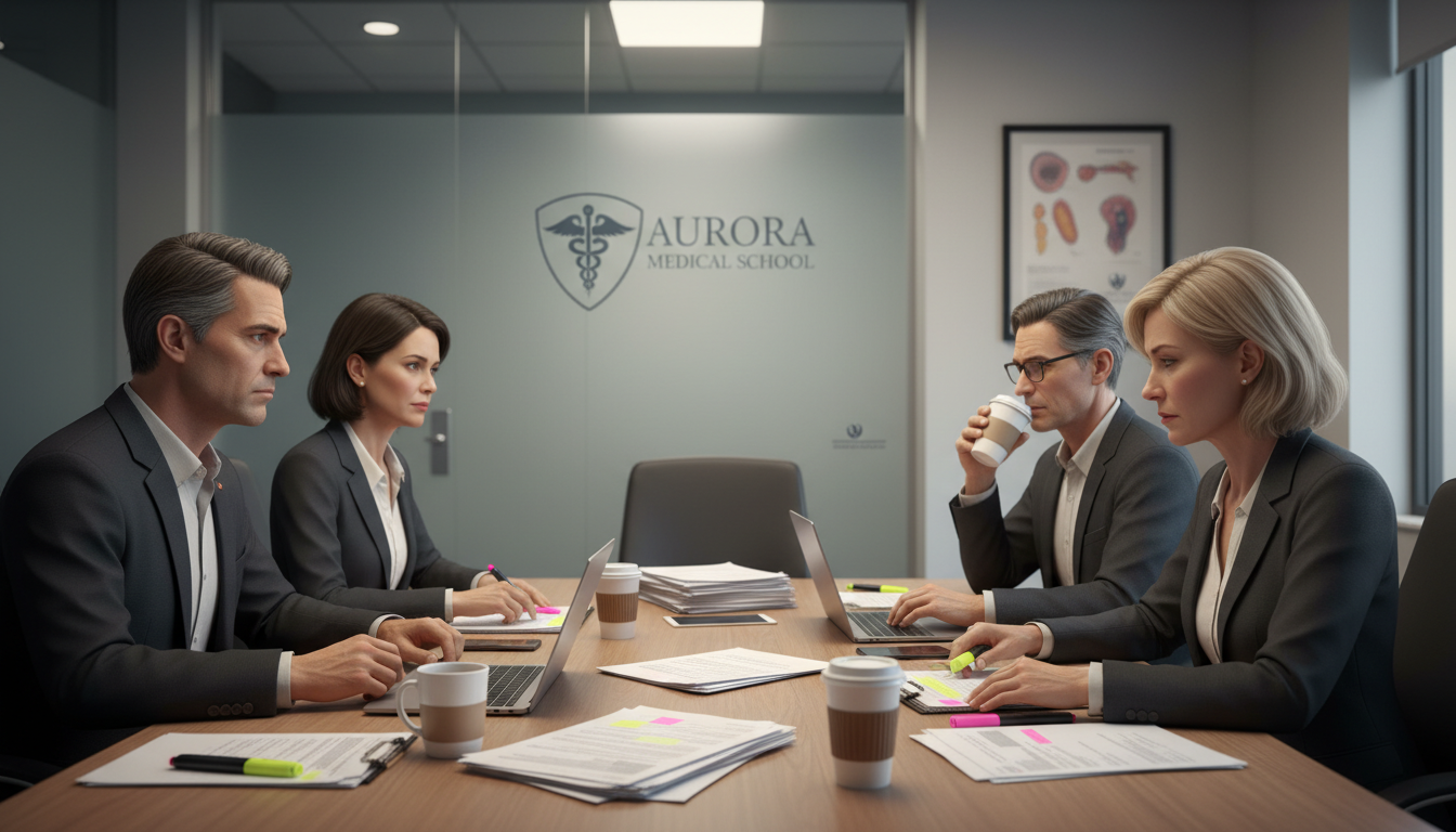 Admissions committee quietly reviewing med school [personal statement](https://residencyadvisor.com/resources/med-school-appl