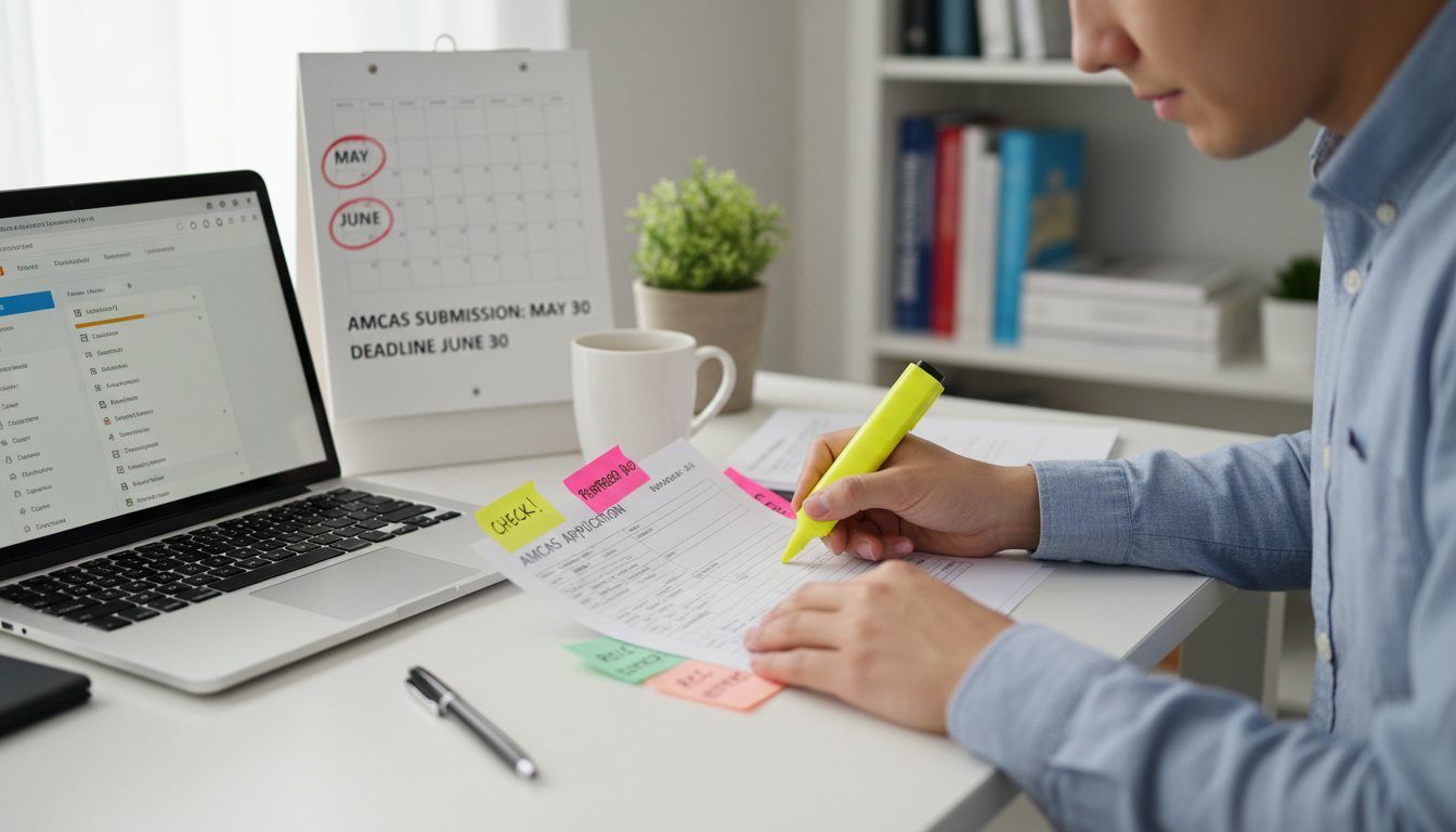 AMCAS application review before submission -  for The Ideal AMCAS Submission Timeline: From Draft to Verified