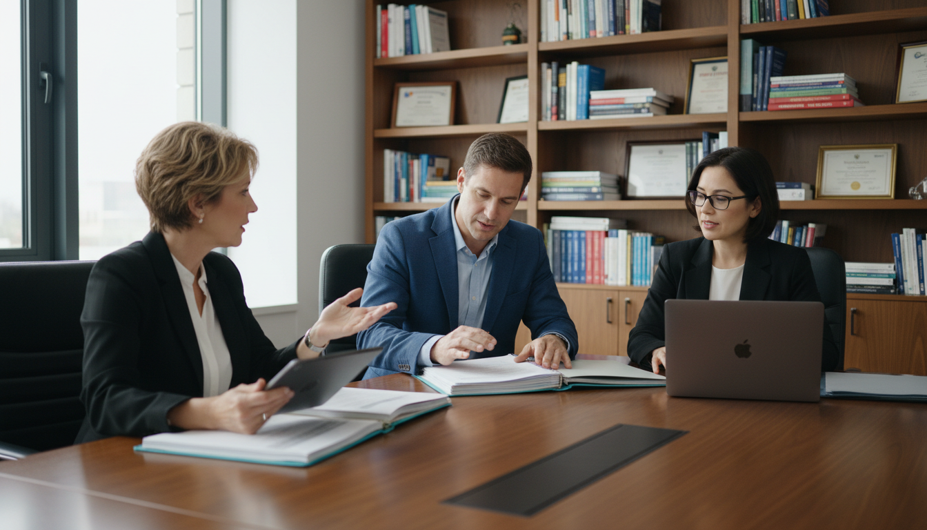 Admissions committee discussing applications -  for The Truth About ‘All-Rounder’ Applicants vs Focused Narratives