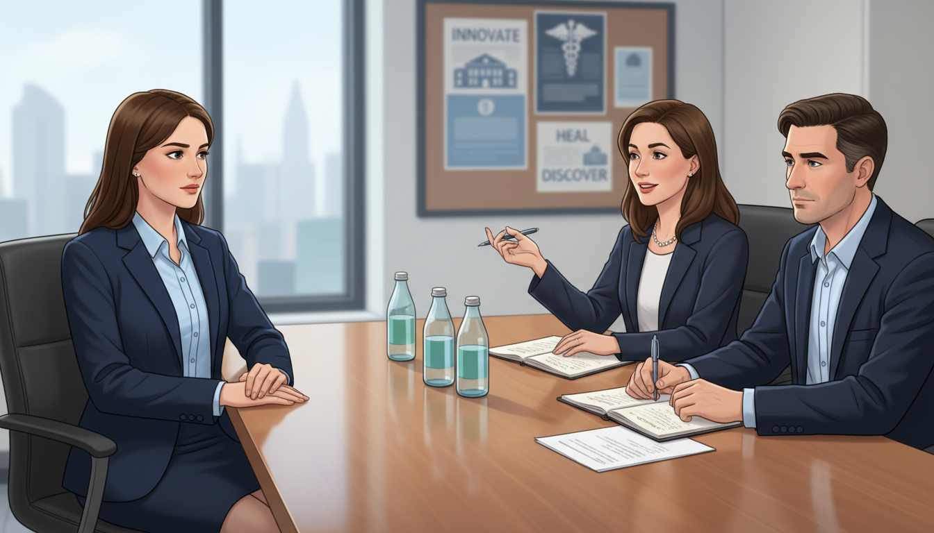 Medical school applicant interviewing with an admissions committee -  for Why Some ‘Average’ Applications Get In Immediately