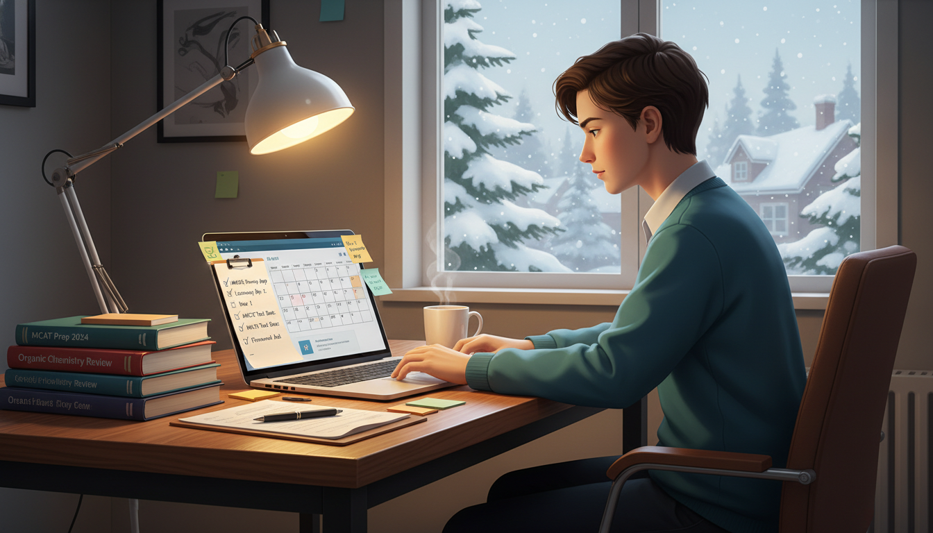 Premed student planning winter medical school application timeline -  for Winter Before You Apply: Deadlines You Can’t Miss f