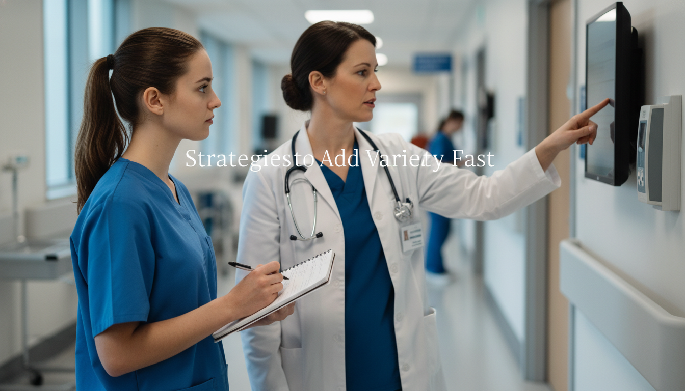 Premed student shadowing a physician in a hospital setting -  for All Your Shadowing Is in One Specialty: Strategies to Add V