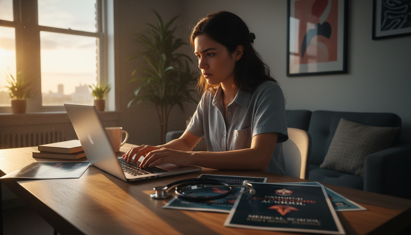 Premed student emailing physicians to arrange shadowing -  for All Your Shadowing Is in One Specialty: Strategies to Add Vari