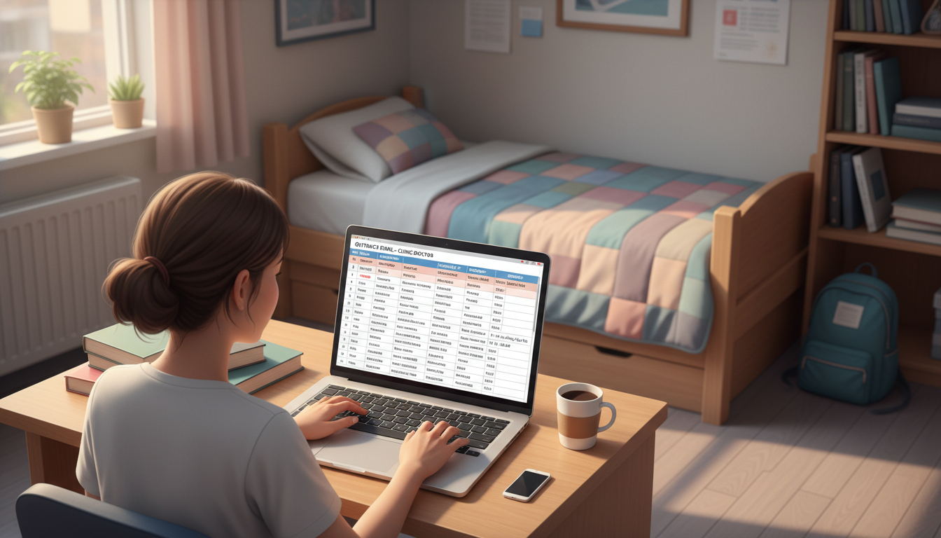 Spreadsheet tracking shadowing outreach and responses -  for First‑Gen Applicants’ Shadowing Data: Access Gaps and Workaround