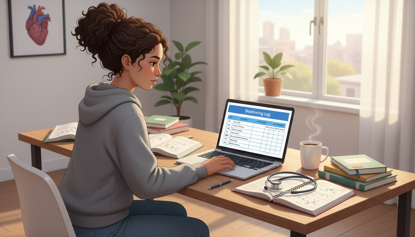 College junior documenting shadowing experiences for medical school applications College junior documenting shadowing experiences for medical school applications - for High School to Senior Year of College