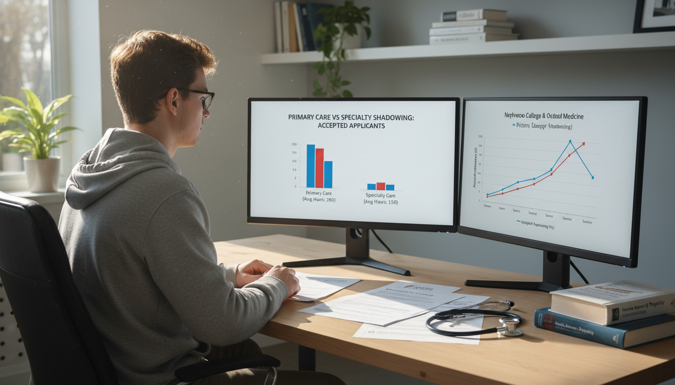 Primary Care vs Specialty Shadowing: Patterns in Accepted Applicants