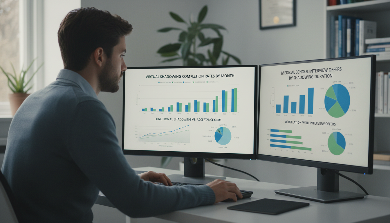 Virtual Shadowing Completion Rates and Impact on Interview Offers