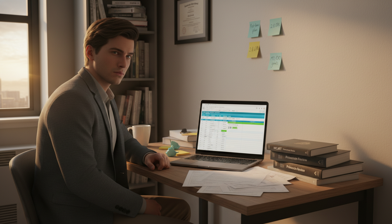 From 2.8 to Competitive: Stepwise Post-Bacc Planning for GPA Repair