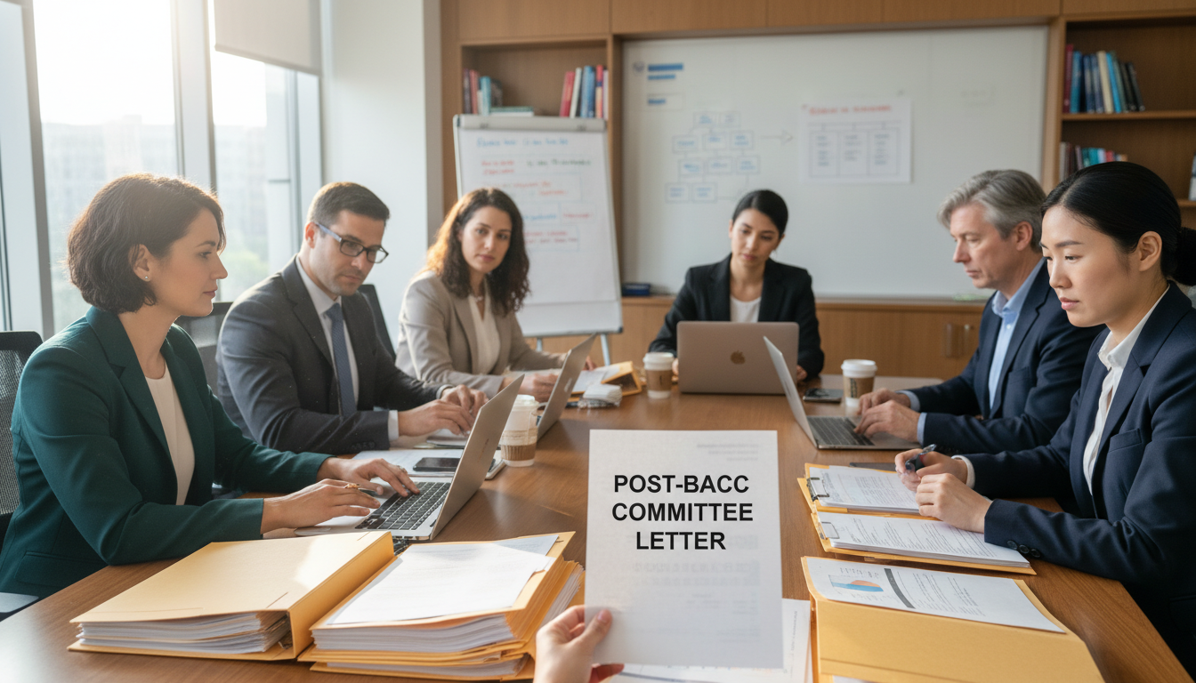 Admissions committee reviewing post-bacc [[[committee letter](https://residencyadvisor.com/resources/postbac-programs/the-hid