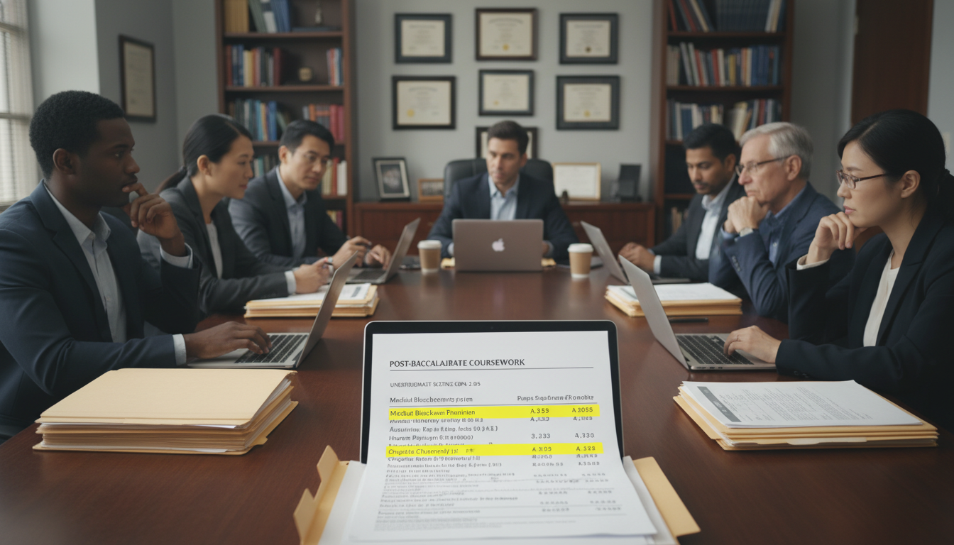 How Post-Bacc Performance Offsets a Low Science GPA in Committee Meetings