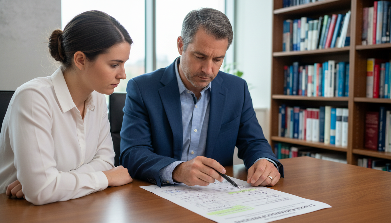 Advisor and postbac student reviewing linkage program eligibility requirements Advisor and postbac student reviewing linkage program eligibility requirements - for Linkage Programs: Busting the ‘Fast Tra