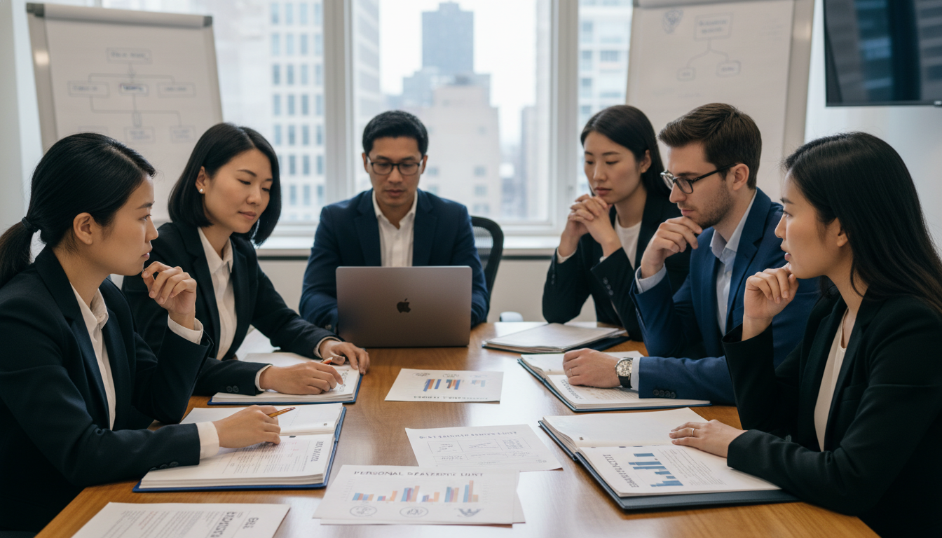 Admissions committee reviewing applications without focusing on school brand names -  for Top-Tier Brand Name Post-Baccs: Pre