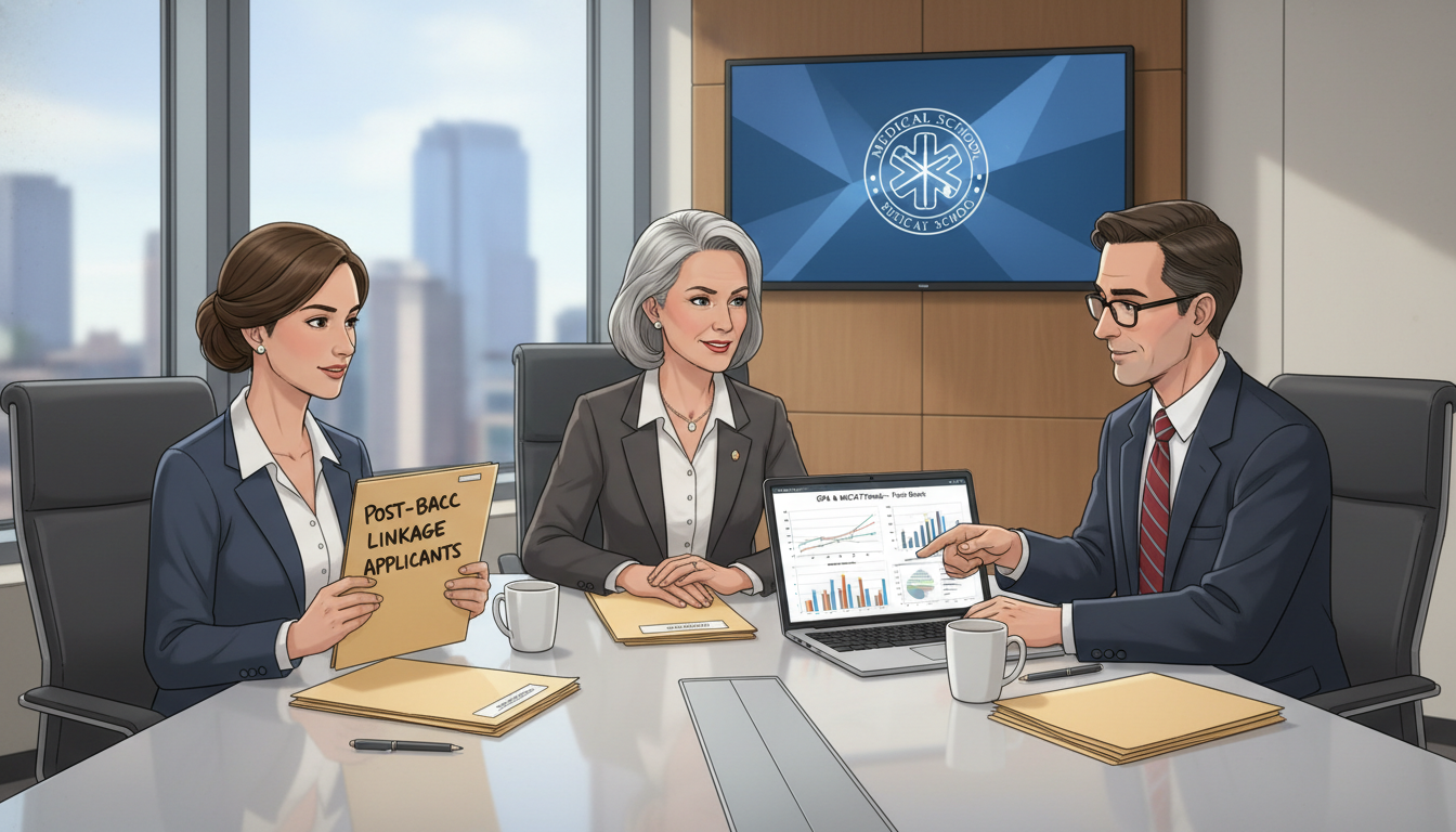 Admissions leadership team reviewing post-bacc linkage applicants Admissions leadership team reviewing post-bacc linkage applicants - for What Deans Privately Think About Linkage Post-Bacc P