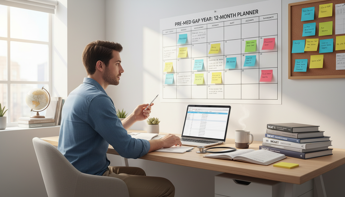 12‑Month Timeline for Planning a Productive Pre‑Med Gap Year