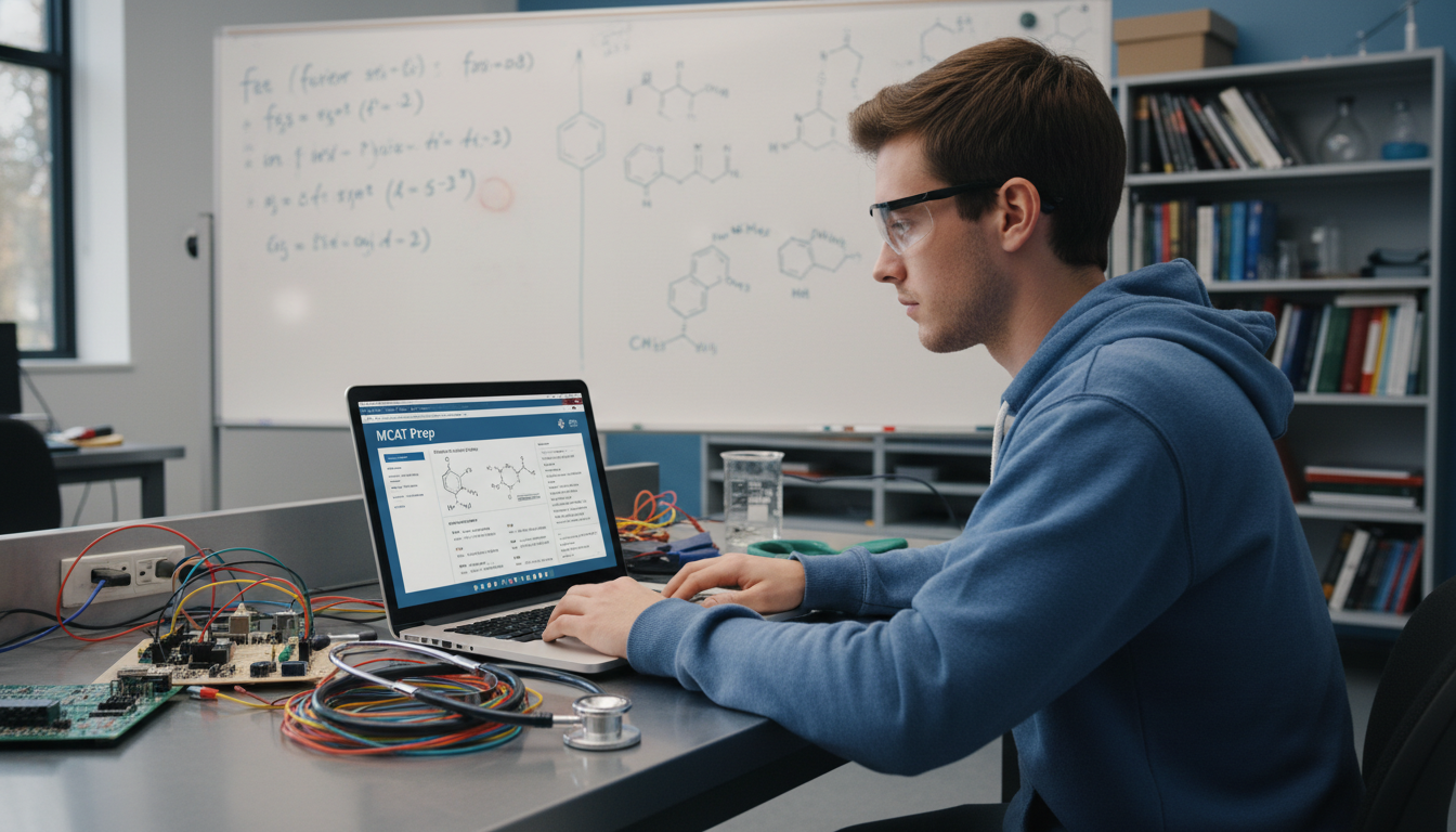 Engineering student planning a pre-med path -  for Building a Compelling Pre‑Med Profile as an Engineering Major