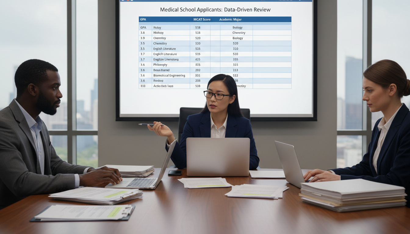 Admissions committee reviewing applications -  for Do Medical Schools Prefer Traditional Science Majors? Data‑Driven Look