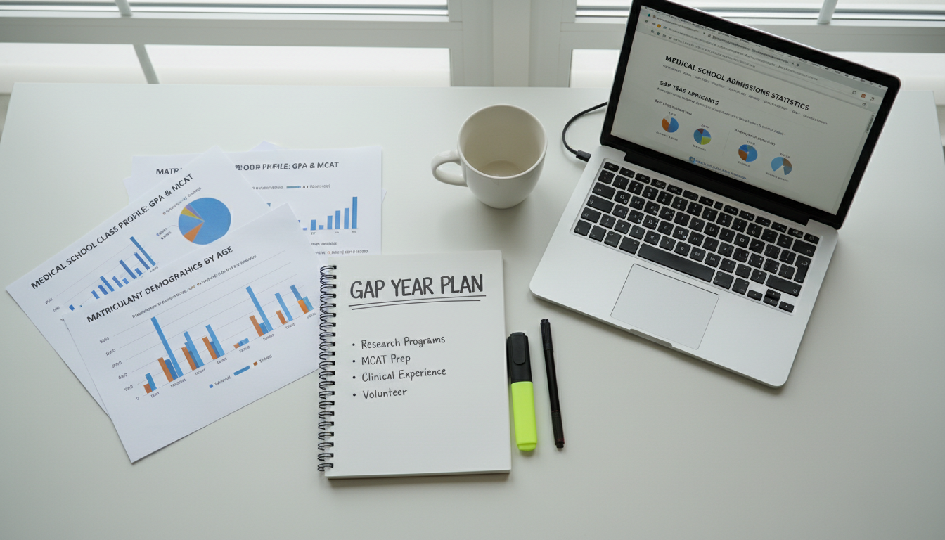 Data and planning for medical school gap year -  for Gap Year Stigma: Do Med Schools Really Penalize Time Off?