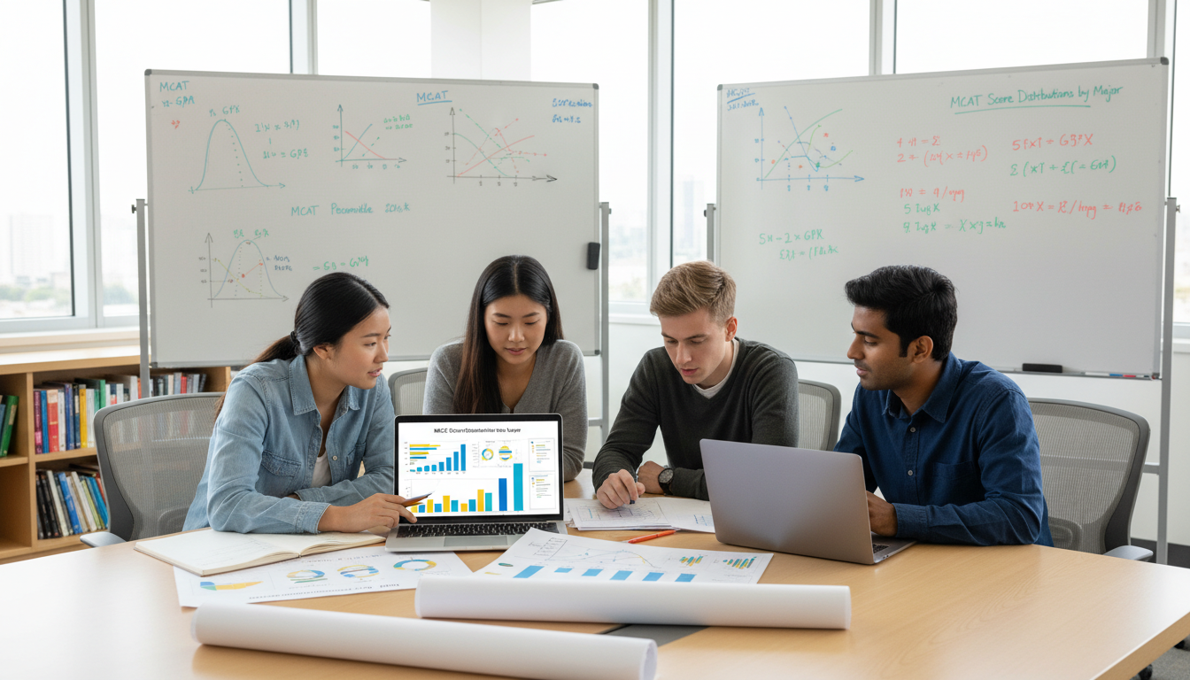 MCAT Score Distributions by Major: Who Performs Best Statistically?