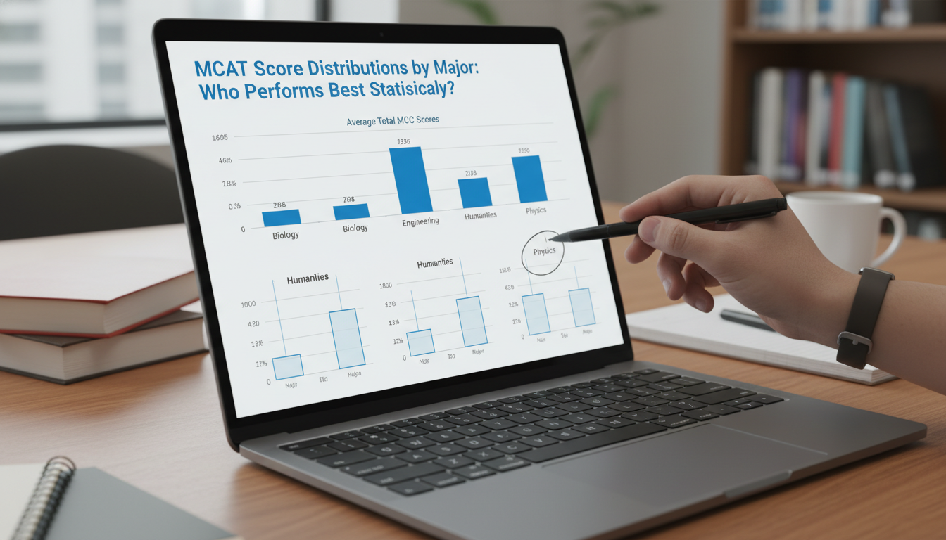 Statistical comparison of MCAT scores by college major -  for MCAT Score Distributions by Major: Who Performs Best Statistica