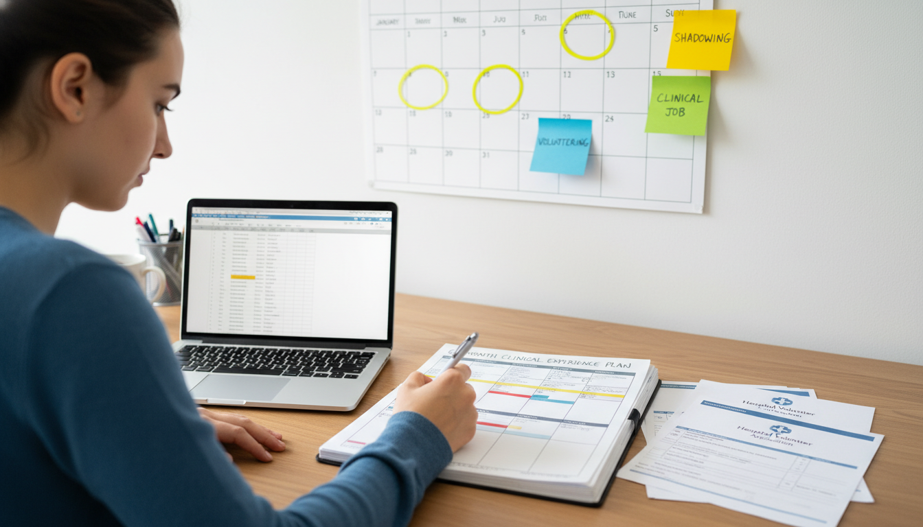 Premed student planning six month clinical experience timeline -  for No Clinical Experience Yet? A 6‑Month Plan to Build Rea