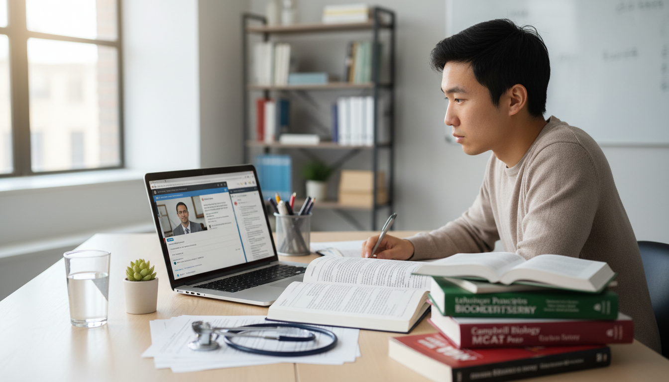 Premed student comparing online and in-person prerequisite options -  for Online vs In‑Person Prereqs: What Schools Actually