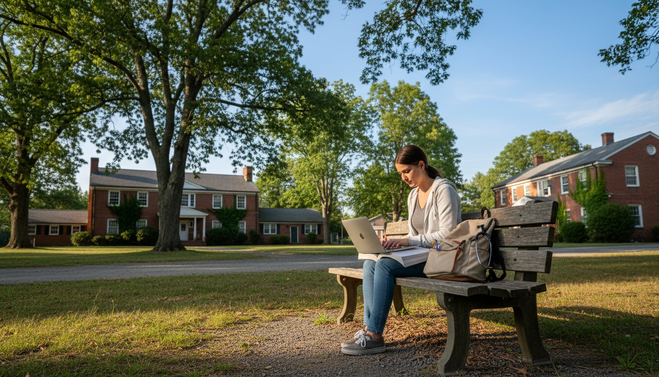 Pre-med student studying at a [small rural college](https://residencyadvisor.com/resources/premed-guidance/for-community-coll