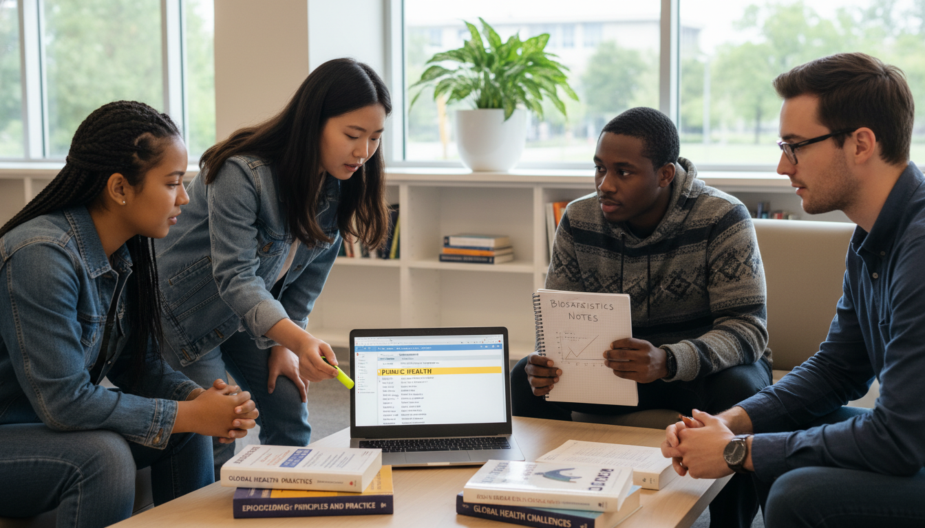 Premed student analyzing public health coursework plan -  for Public Health as a Premed Path: Course Selections That Impress