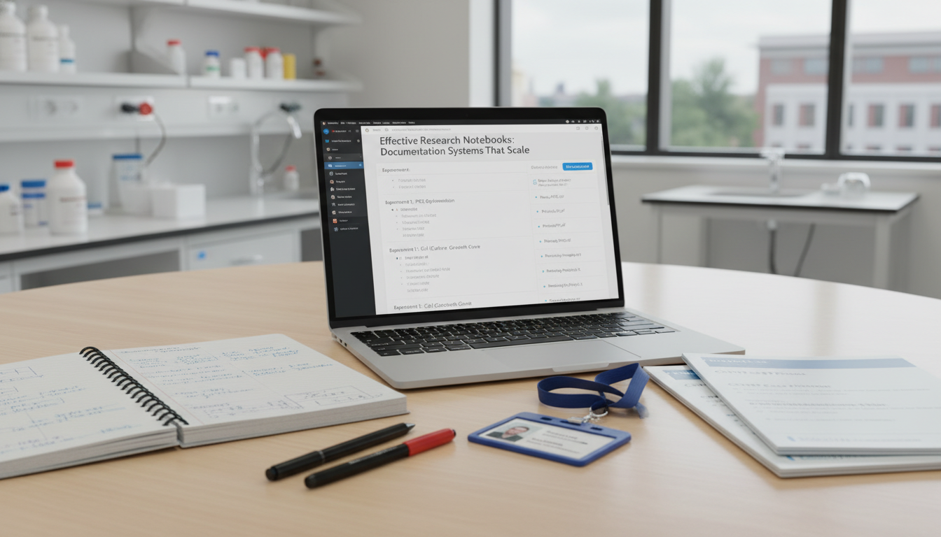 Hybrid research notebook system paper and digital -  for Effective Research Notebooks: Documentation Systems That Scale